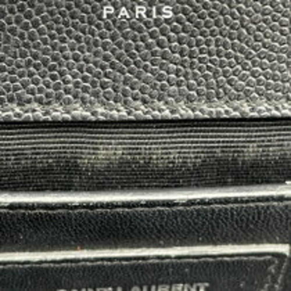 Saint Laurent Chain Caviar Black Bag Sterling Envelope Shoulder - Picture 10 of 11